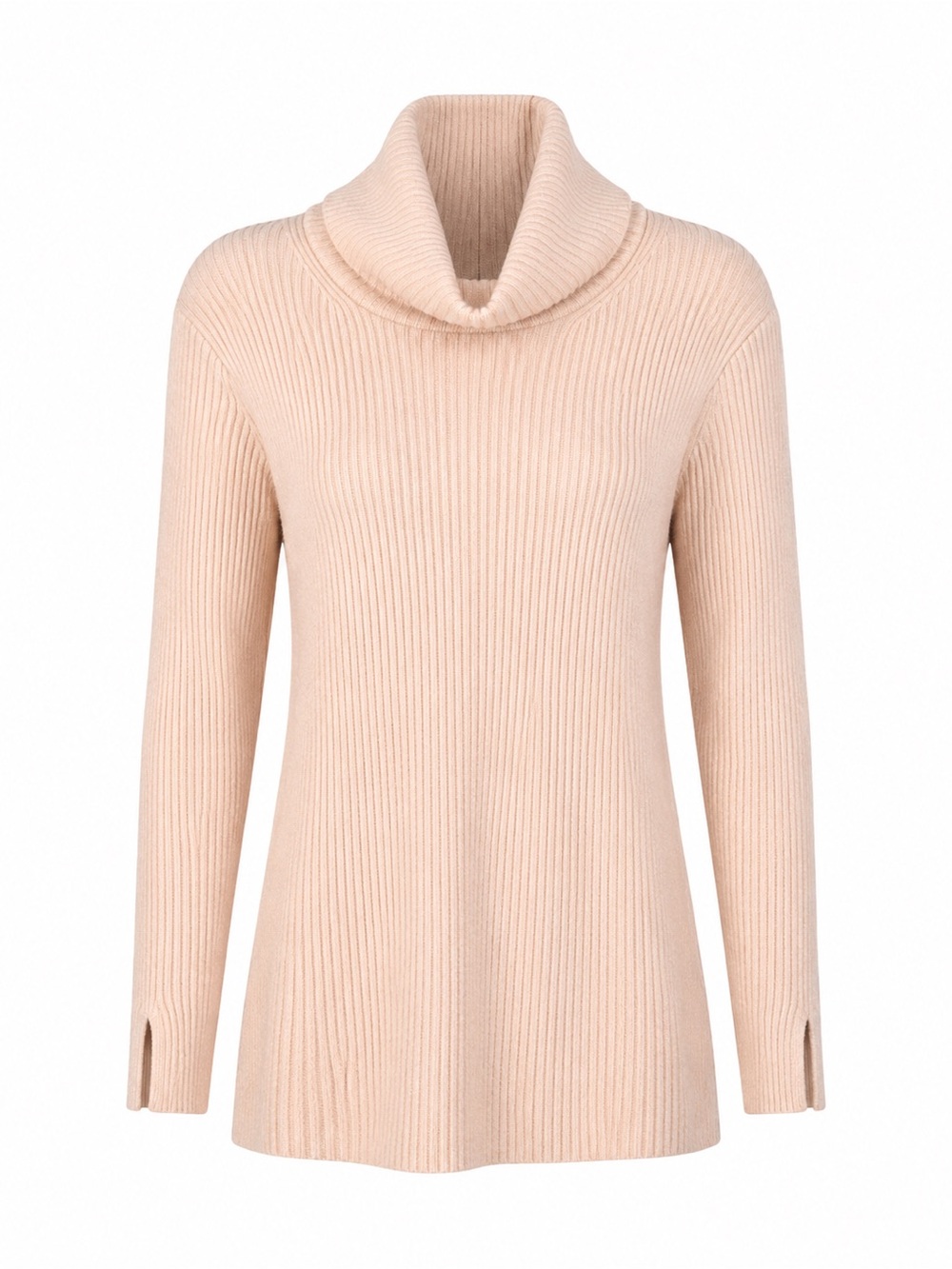 Banana Republic Ribbed Cowl Neck Sweater - Blush